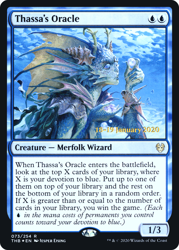 Thassa's Oracle (PRE-073) [Theros Beyond Death Promos] Foil MTG Single Wizards of the Coast