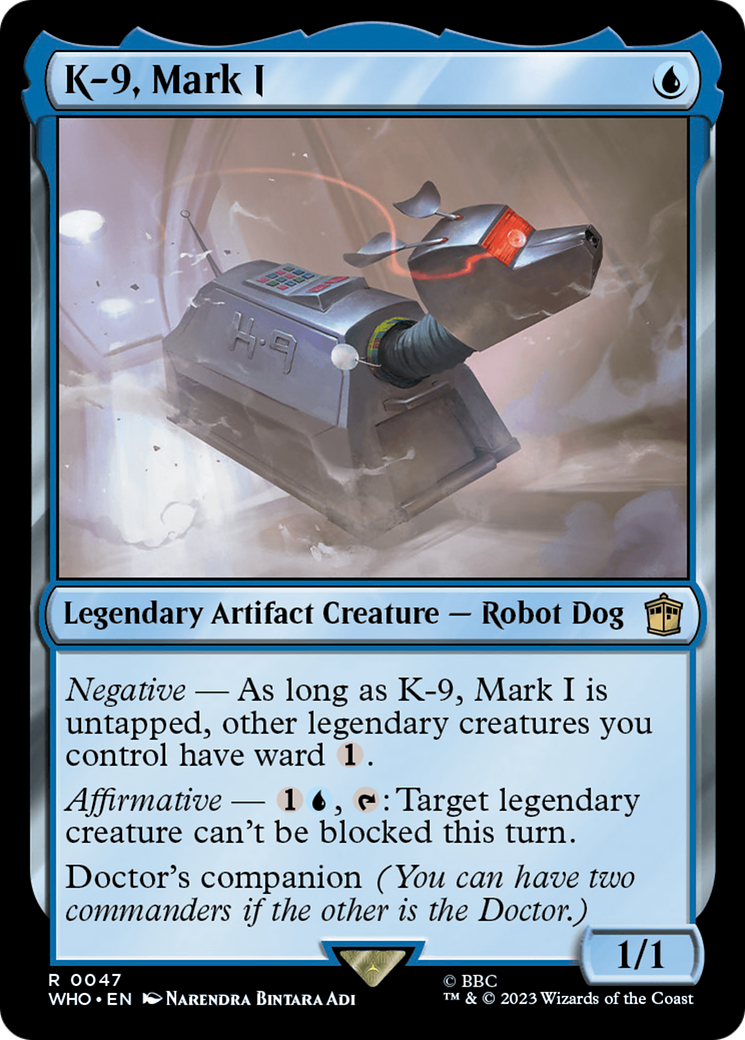 K-9, Mark I (WHO-047) [Doctor Who] Foil MTG Single Wizards of the Coast