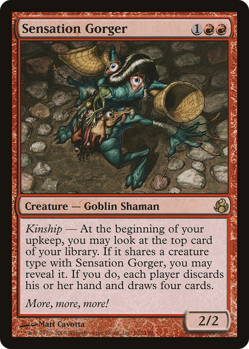 Sensation Gorger (MOR-102) [Morningtide] MTG Single Wizards of the Coast