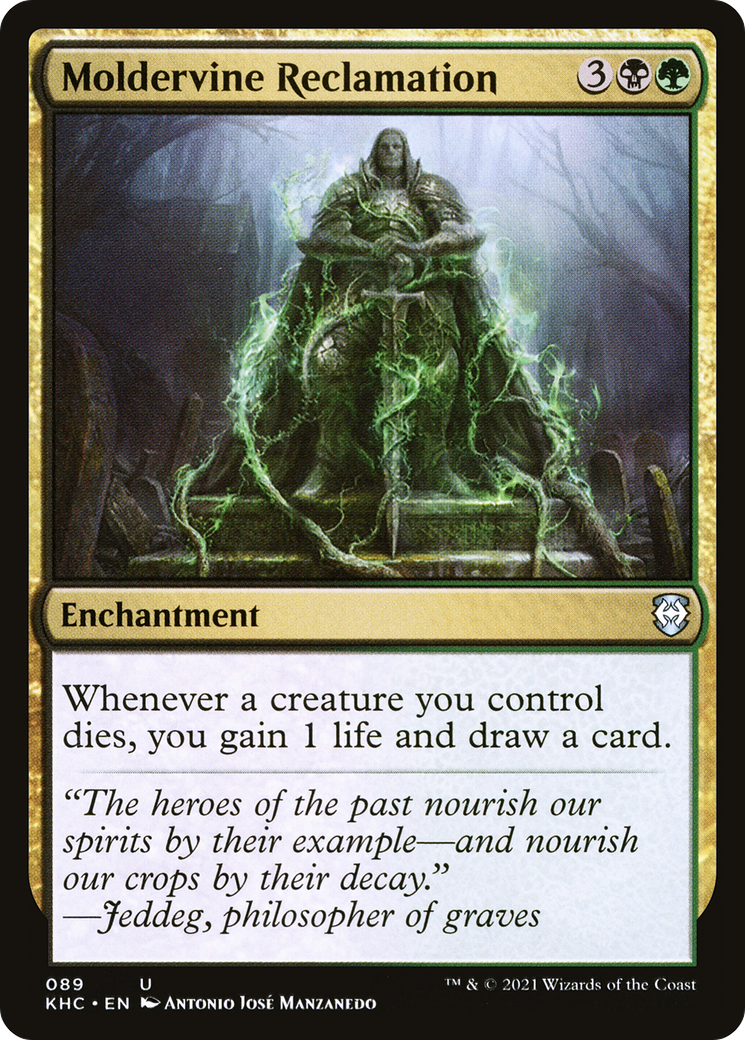 Moldervine Reclamation (KHC-089) [Kaldheim Commander] MTG Single Wizards of the Coast