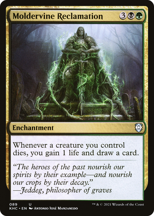 Moldervine Reclamation (KHC-089) [Kaldheim Commander] MTG Single Wizards of the Coast