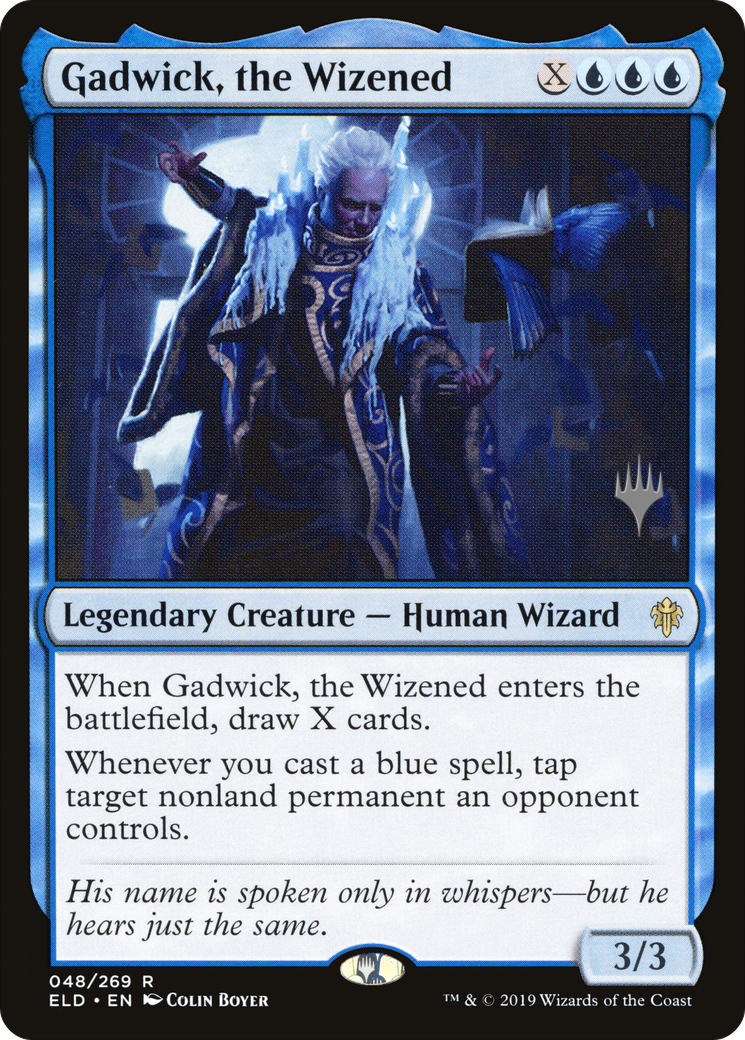 Gadwick, the Wizened (PPELD-048) [Throne of Eldraine Promos] Foil MTG Single Wizards of the Coast