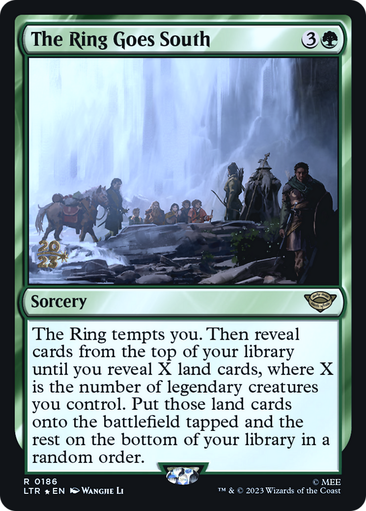 The Ring Goes South (PRE-186) [Tales of Middle-earth Promos] Foil MTG Single Wizards of the Coast