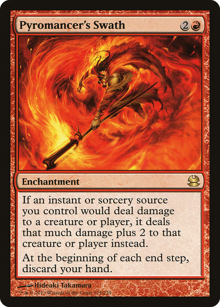 Pyromancer's Swath (MMA-125) [Modern Masters] MTG Single Modern Masters