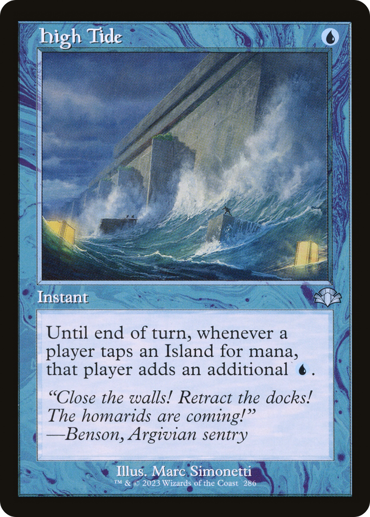 High Tide (DMR-286) [Dominaria Remastered] Foil MTG Single Wizards of the Coast