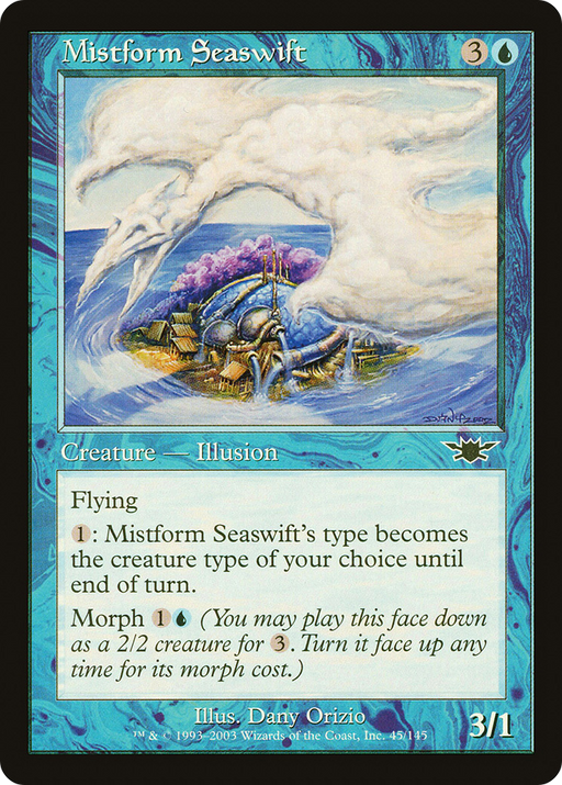 Mistform Seaswift (LGN-045) [Legions] MTG Single Wizards of the Coast