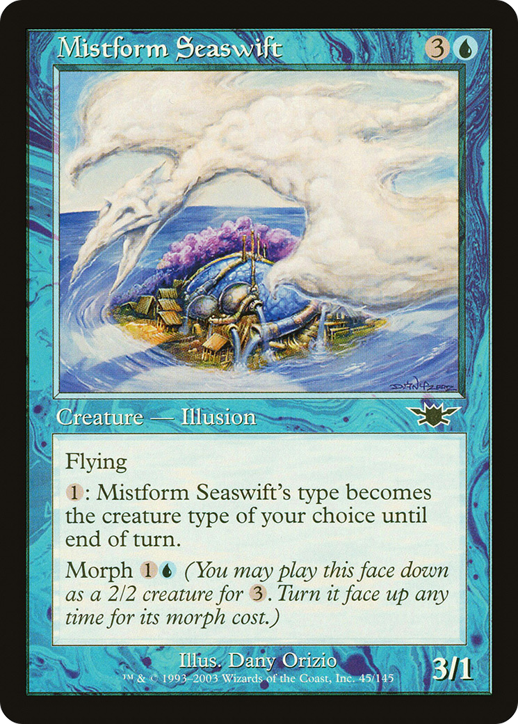 Mistform Seaswift (LGN-045) [Legions] Foil MTG Single Wizards of the Coast