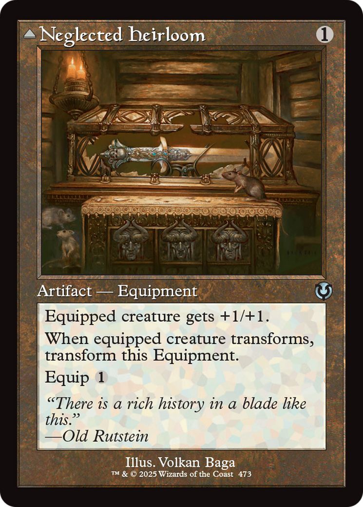 Neglected Heirloom (INR-473) [Innistrad Remastered] Foil MTG Single Wizards of the Coast