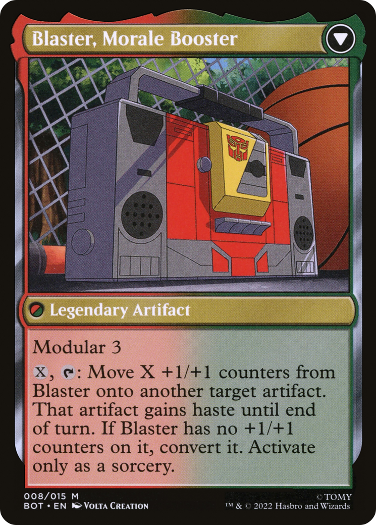 Blaster, Combat DJ (BOT-008) [Transformers] MTG Single Wizards of the Coast