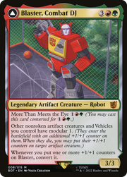 Blaster, Combat DJ (BOT-008) [Transformers] Foil MTG Single Wizards of the Coast