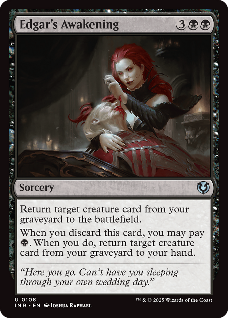 Edgar's Awakening (INR-108) [Innistrad Remastered] MTG Single Wizards of the Coast
