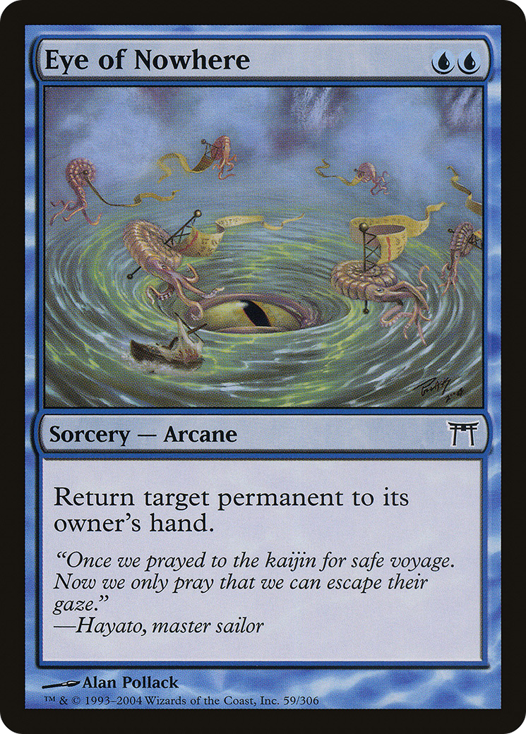 Eye of Nowhere (CHK-059) [Champions of Kamigawa] Foil MTG Single Wizards of the Coast