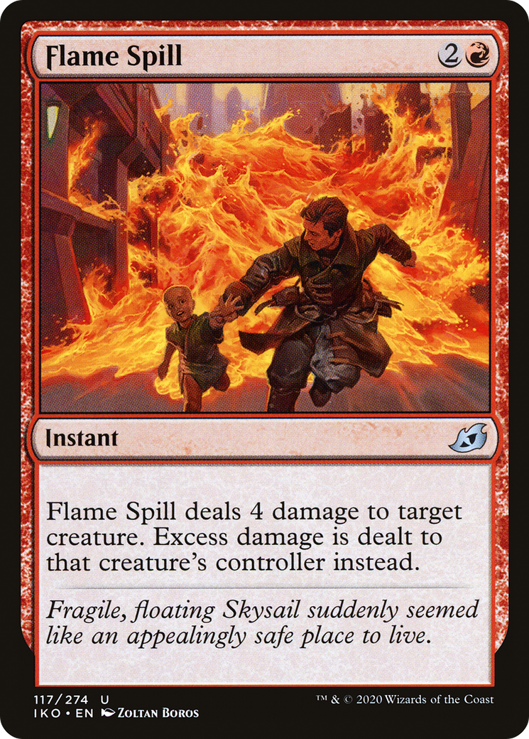 Flame Spill (IKO-117) [Ikoria: Lair of Behemoths] MTG Single Wizards of the Coast