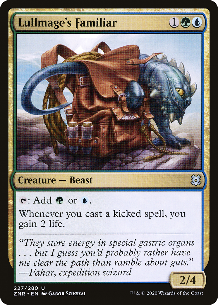 Lullmage's Familiar (ZNR-227) [Zendikar Rising] Foil MTG Single Wizards of the Coast