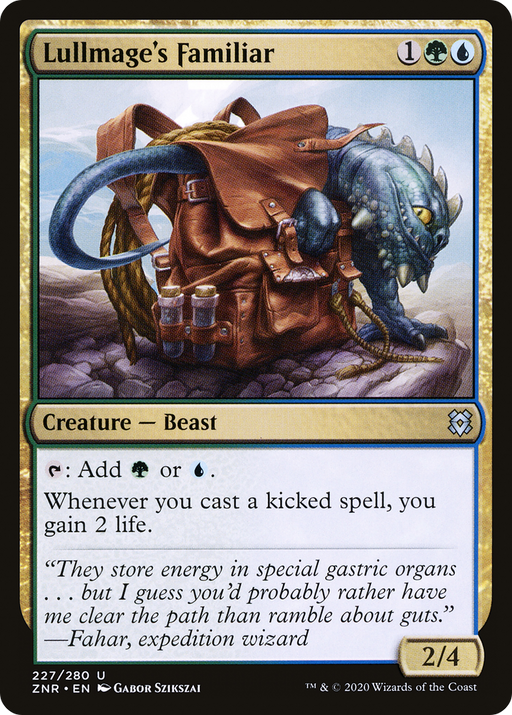 Lullmage's Familiar (ZNR-227) [Zendikar Rising] MTG Single Wizards of the Coast