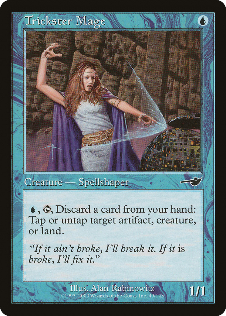 Trickster Mage (NMS-049) [Nemesis] MTG Single Wizards of the Coast