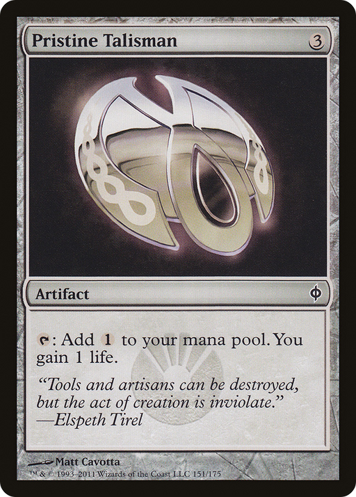 Pristine Talisman (NPH-151) [New Phyrexia] Foil MTG Single Wizards of the Coast