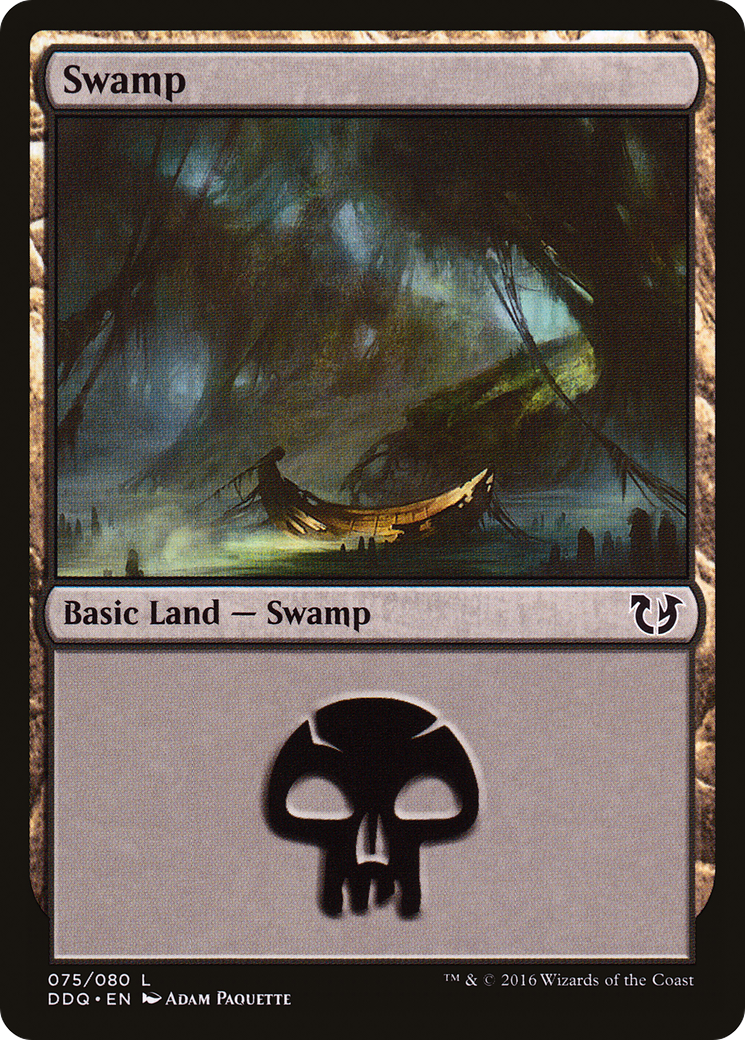 Swamp (DDQ-075) [Misc] Duel Decks: Blessed vs. Cursed MTG Single Wizards of the Coast