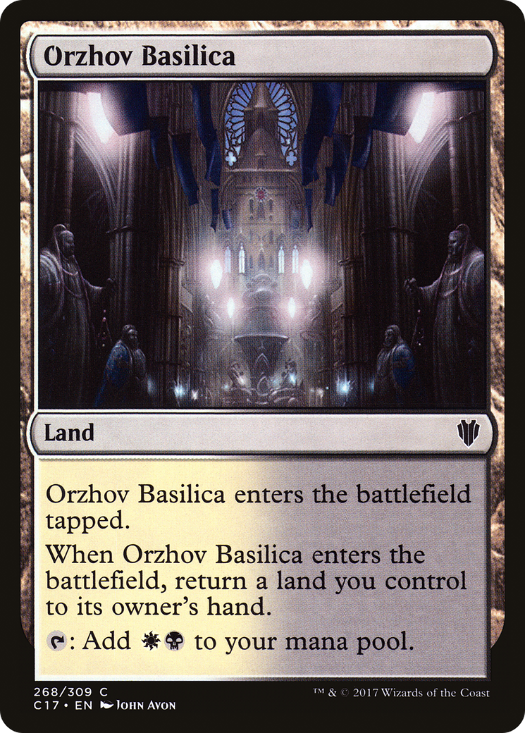Orzhov Basilica (C17-268) [Commander 2017] MTG Single Wizards of the Coast