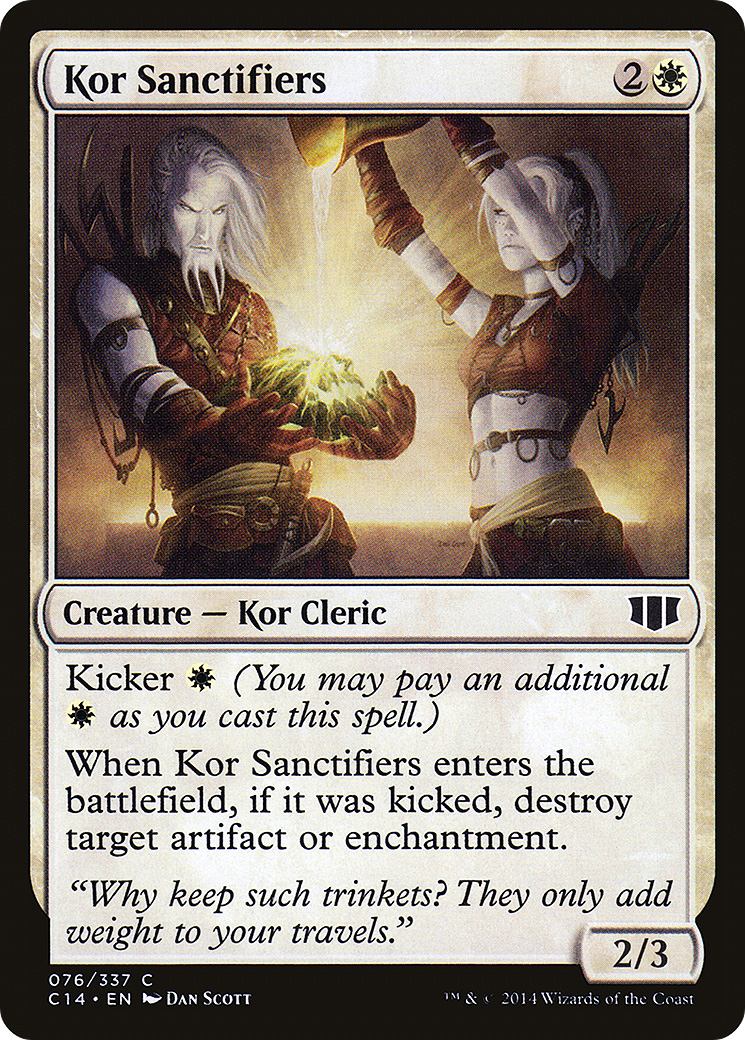 Kor Sanctifiers (C14-076) [Commander 2014] MTG Single Wizards of the Coast