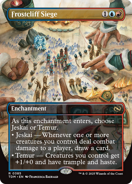 Frostcliff Siege (Borderless) (TDM-385) [Tarkir: Dragonstorm] MTG Single Wizards of the Coast