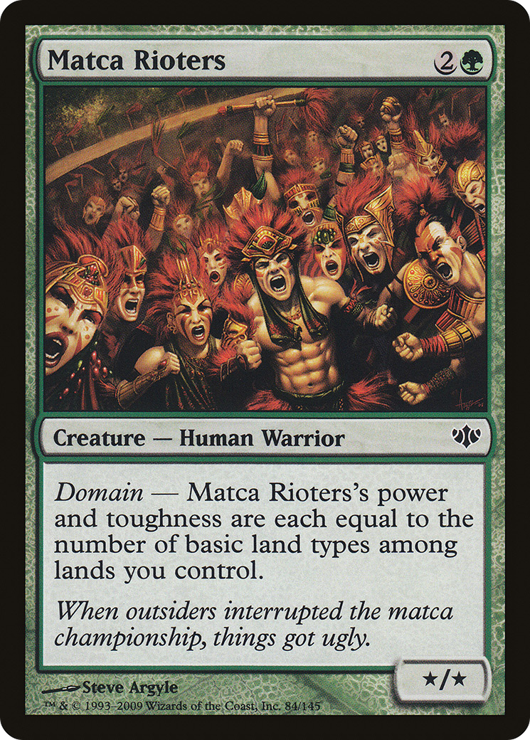 Matca Rioters (CON-084) [Conflux] Foil MTG Single Wizards of the Coast