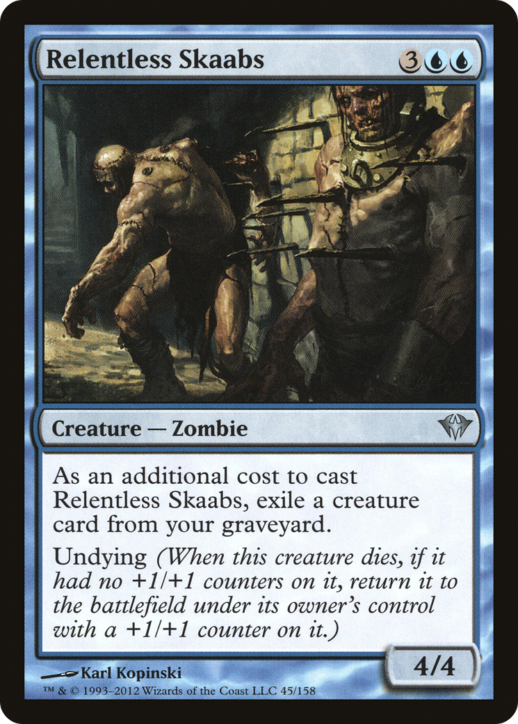Relentless Skaabs (DKA-045) [Dark Ascension] MTG Single Wizards of the Coast