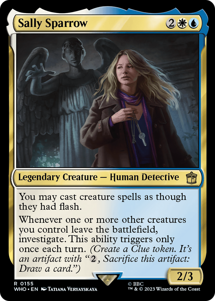 Sally Sparrow (WHO-155) [Doctor Who] Foil MTG Single Wizards of the Coast