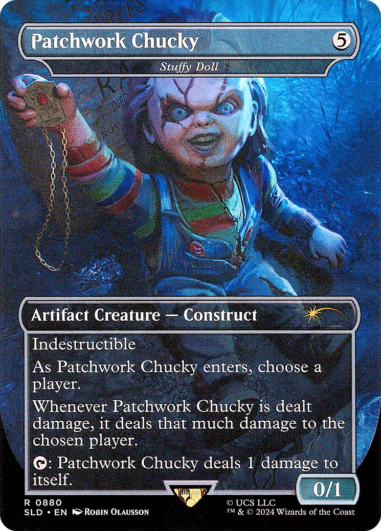Patchwork Chucky - Stuffy Doll (SLD-880) [Secret Lair] Drop (Borderless) MTG Single Wizards of the Coast