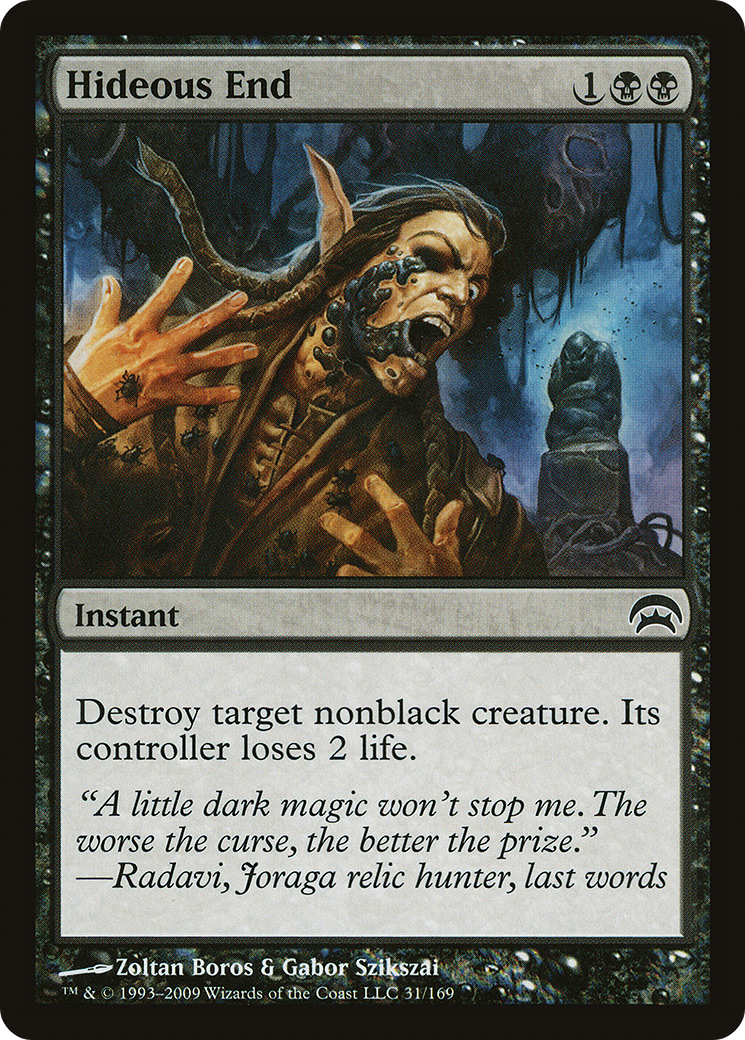 Hideous End (HOP-031) [Misc] Planechase MTG Single Wizards of the Coast