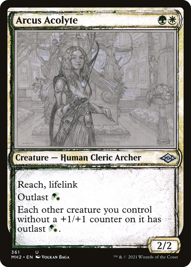 Arcus Acolyte (MH2-361) [Modern Horizons 2] (Showcase) Foil MTG Single Wizards of the Coast