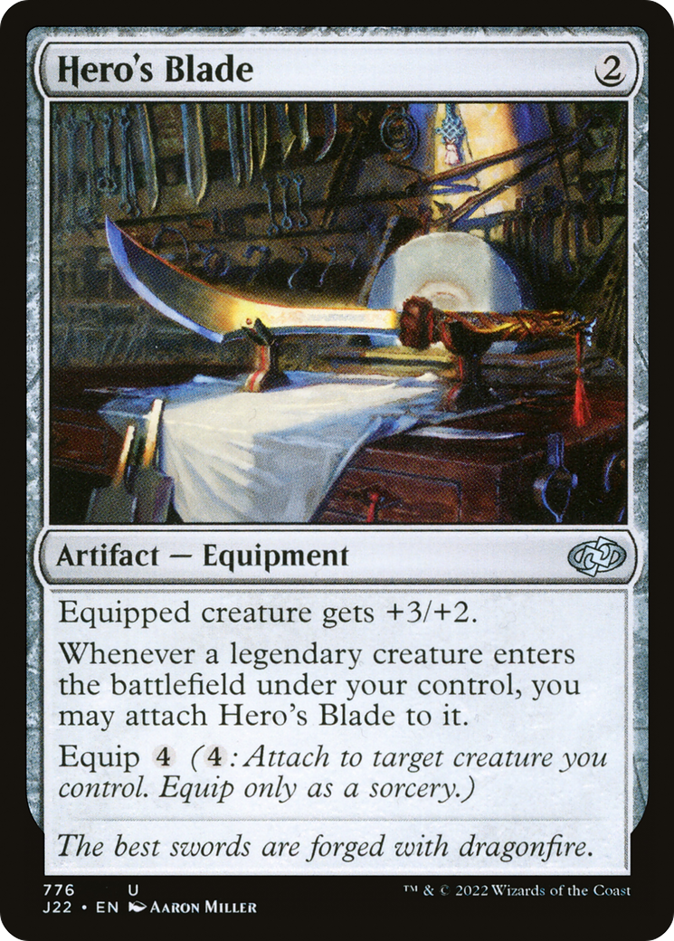 Hero's Blade (J22-776) [Jumpstart 2022] MTG Single Wizards of the Coast