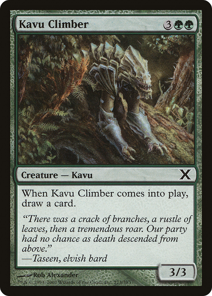 Kavu Climber (10E-273) [Tenth Edition] Foil MTG Single Wizards of the Coast