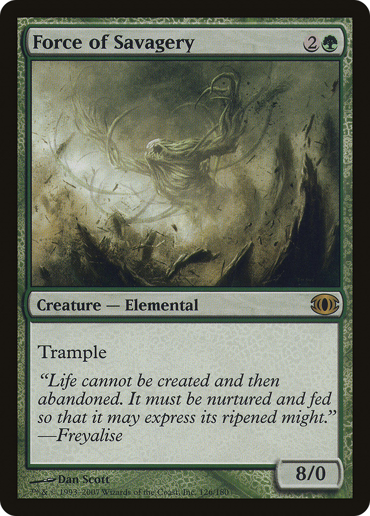 Force of Savagery (FUT-126) [Future Sight] MTG Single Wizards of the Coast