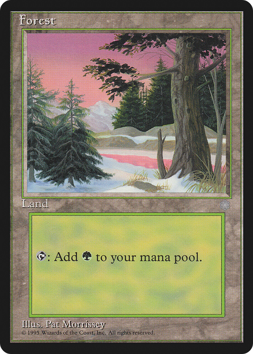 Forest (ICE-381) [Ice Age] MTG Single Wizards of the Coast