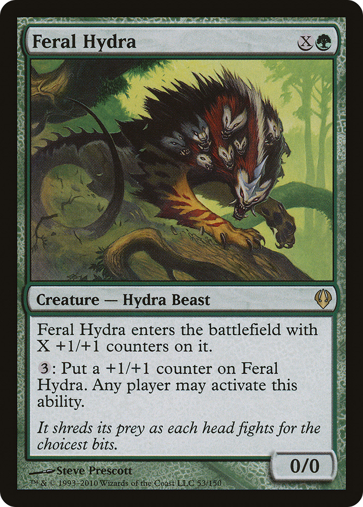 Feral Hydra (ARC-053) [Misc] Archenemy MTG Single Wizards of the Coast