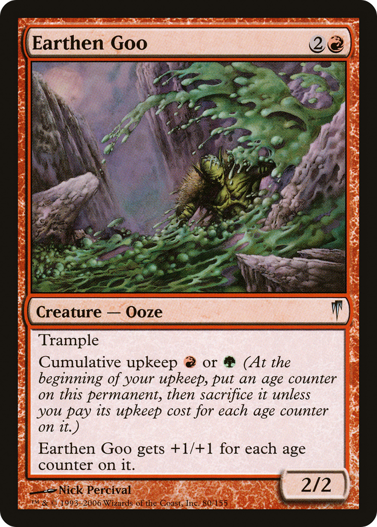 Earthen Goo [Coldsnap] MTG Single Magic: The Gathering