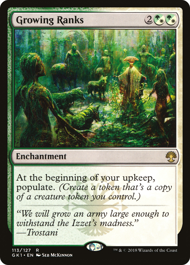 Growing Ranks (GR1-113) [Misc] GRN Guild Kit MTG Single Wizards of the Coast