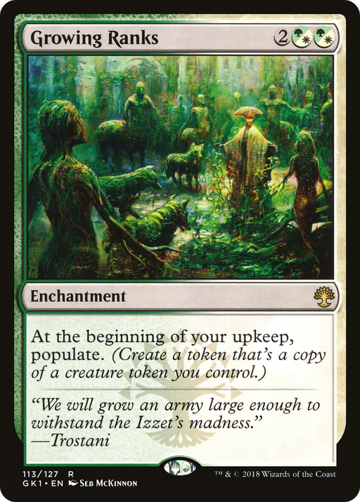 Growing Ranks (GR1-113) [Misc] GRN Guild Kit MTG Single Wizards of the Coast