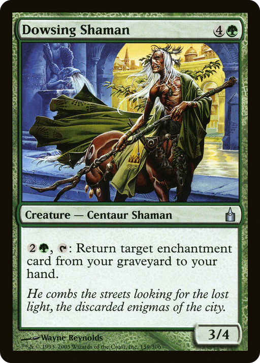 Dowsing Shaman (RAV-159) [Ravnica: City of Guilds] MTG Single Wizards of the Coast
