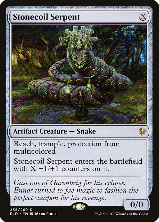 Stonecoil Serpent (ELD-235) [Throne of Eldraine] MTG Single Wizards of the Coast