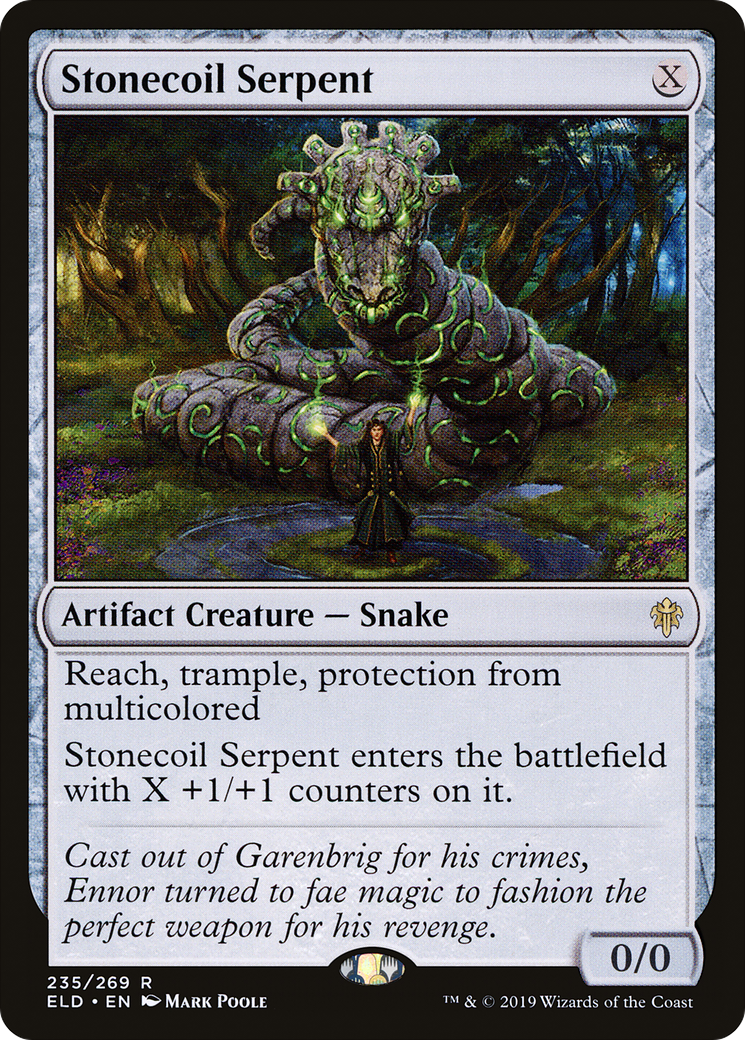 Stonecoil Serpent (ELD-235) [Throne of Eldraine] Foil MTG Single Wizards of the Coast