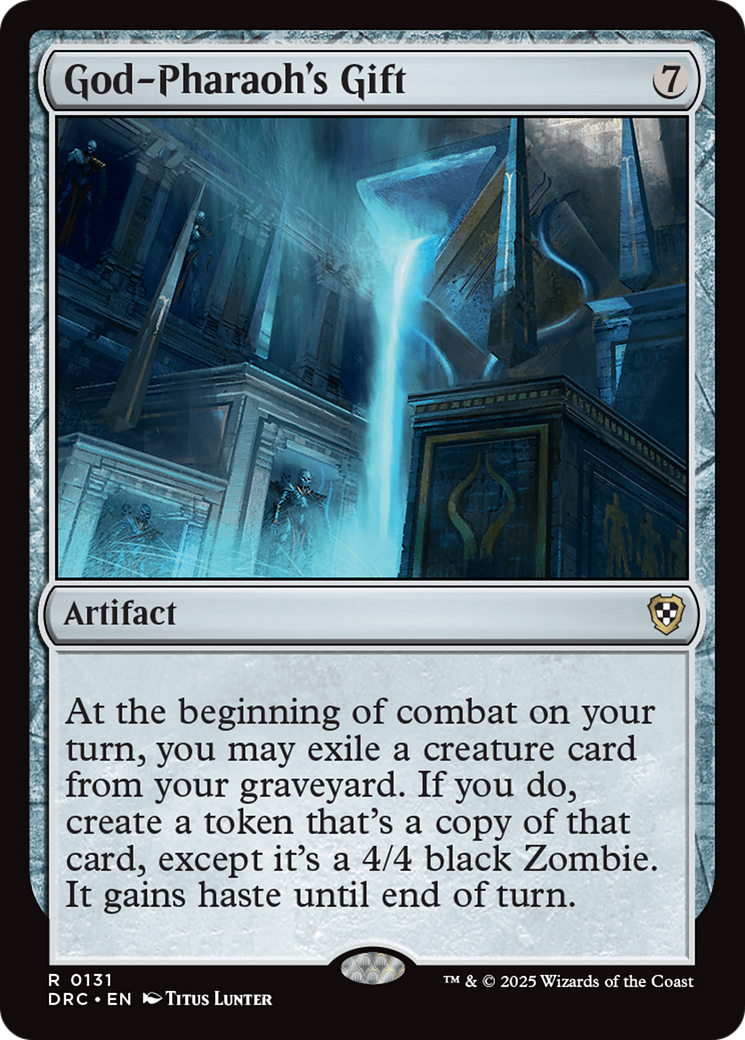 God-Pharaoh's Gift (DRC-131) [Commander: Aetherdrift] MTG Single Wizards of the Coast