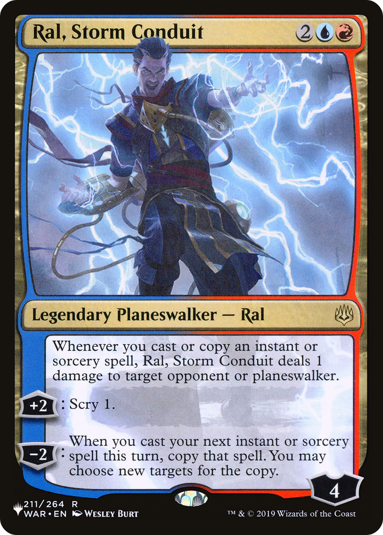 Ral, Storm Conduit (LIST-211/264) [Mystery Booster] The List MTG Single Wizards of the Coast