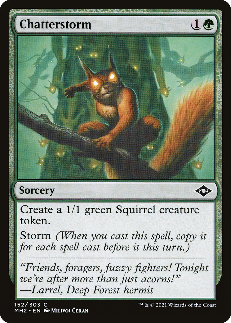 Chatterstorm (MH2-152) [Modern Horizons 2] MTG Single Wizards of the Coast
