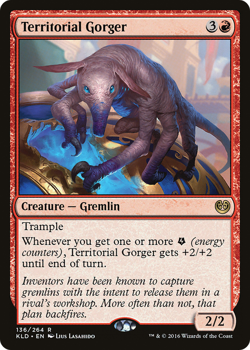 Territorial Gorger (KLD-136) [Kaladesh] Foil MTG Single Wizards of the Coast