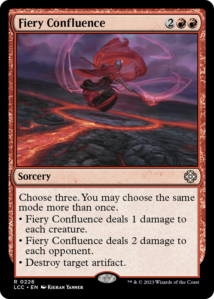 Fiery Confluence (LCC-226) [The Lost Caverns of Ixalan Commander] MTG Single Wizards of the Coast