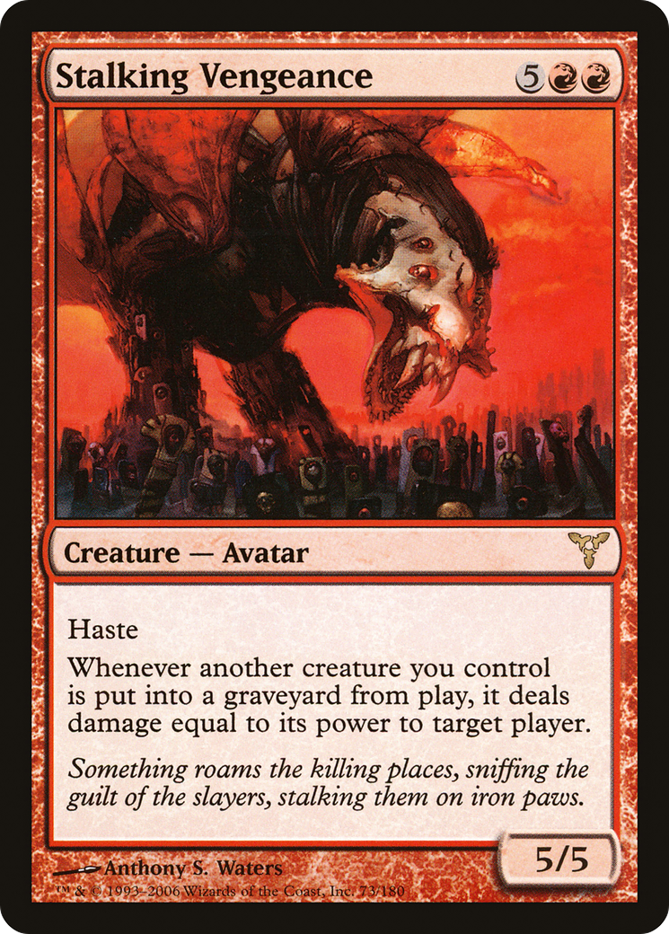 Stalking Vengeance (DIS-) [Dissension] MTG Single Wizards of the Coast