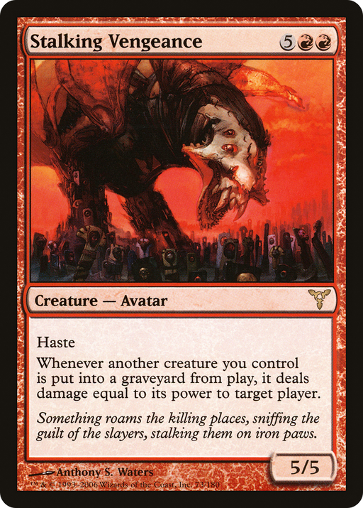 Stalking Vengeance (DIS-) [Dissension] Foil MTG Single Wizards of the Coast
