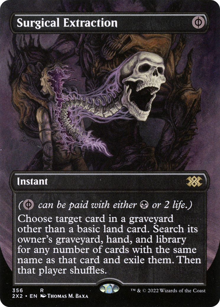 Surgical Extraction (2X2-356) [Double Masters 2022] (Borderless) MTG Single Wizards of the Coast